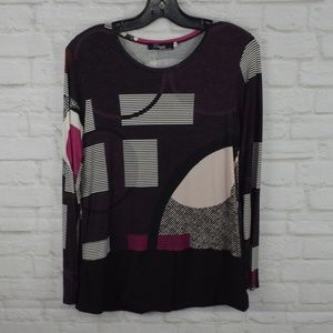 peruzzi red layered dress